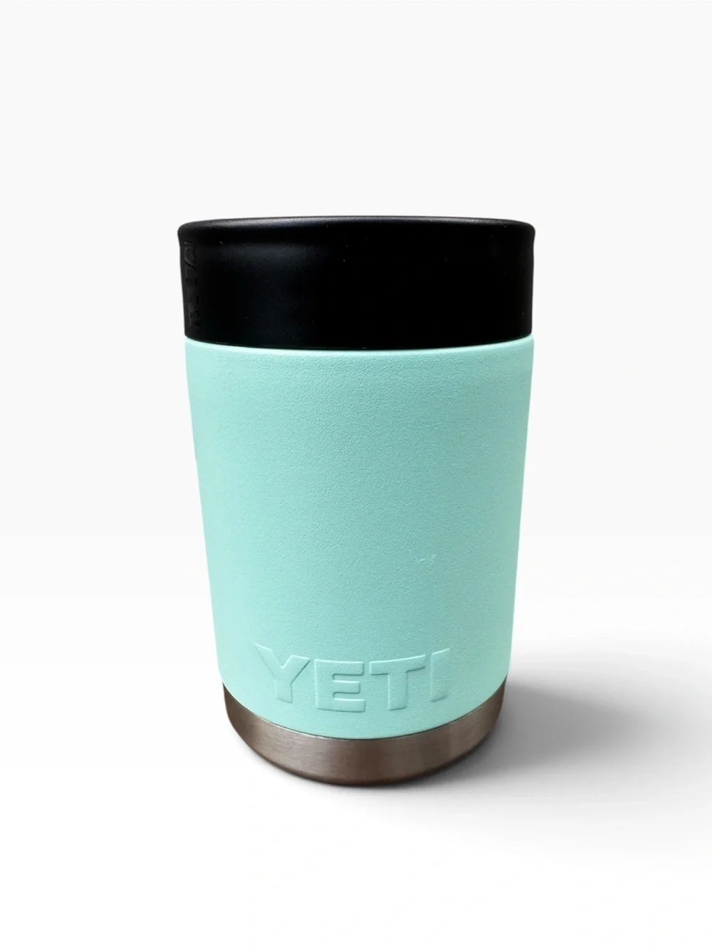YETI Rambler Colster 12 oz Can Cooler – Discontinued Aqua/Turquoise – Like New